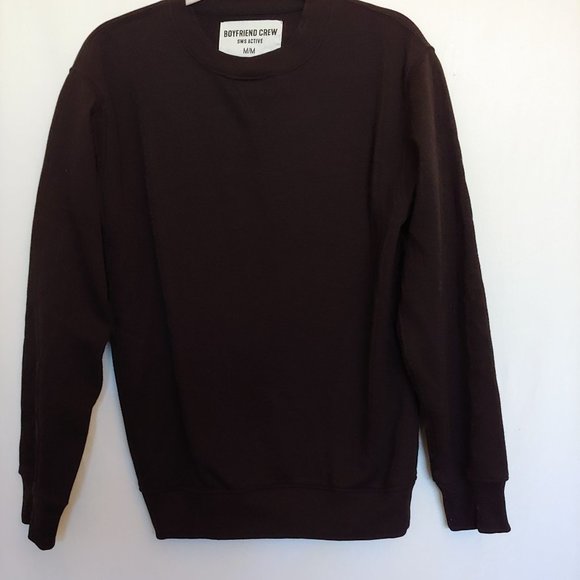 Boyfriend Crew SWS Active sweatshirt with blingy rinestone skull with wings Med - Picture 2 of 11